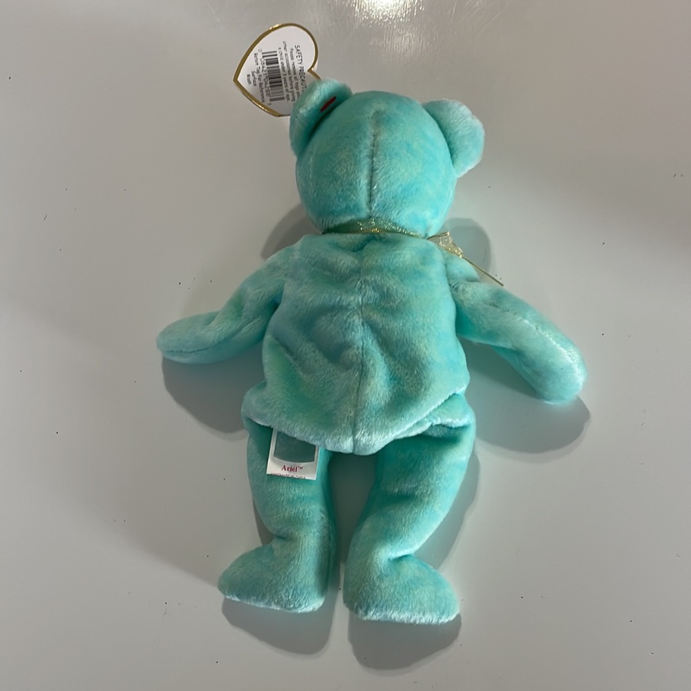Ty Beanie Baby * Ariel, the Memory Bear * Collectible * - Picture 4 of 12